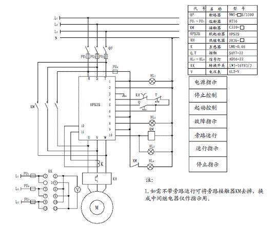 軟啟動器接線圖